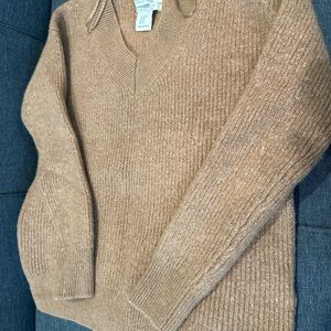 Rachel Zoe Men's V-Neck Sweater in Beige